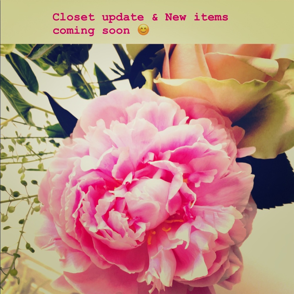 Closet update & New items coming soon! 